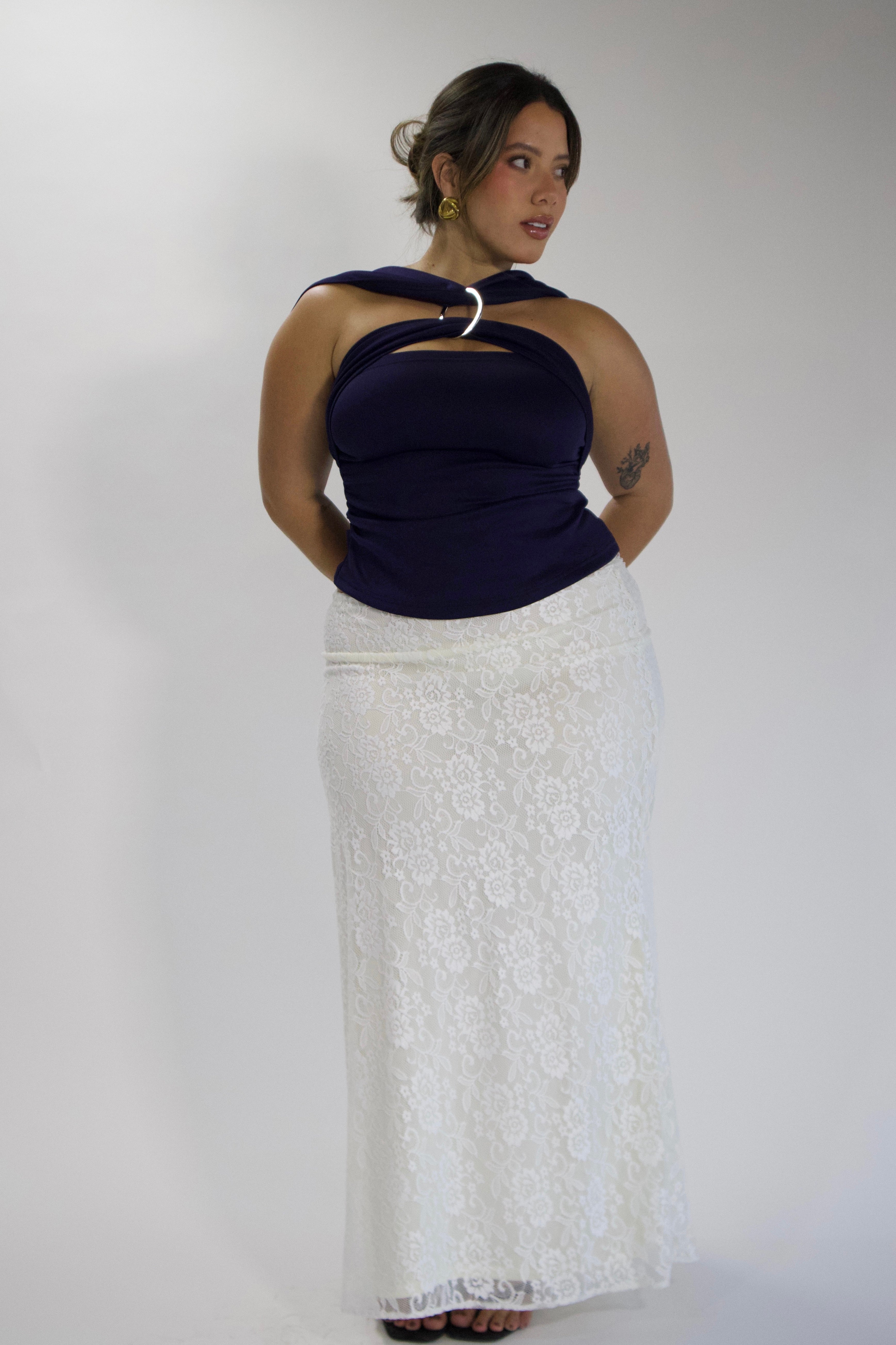 Noir Top Azul Marino