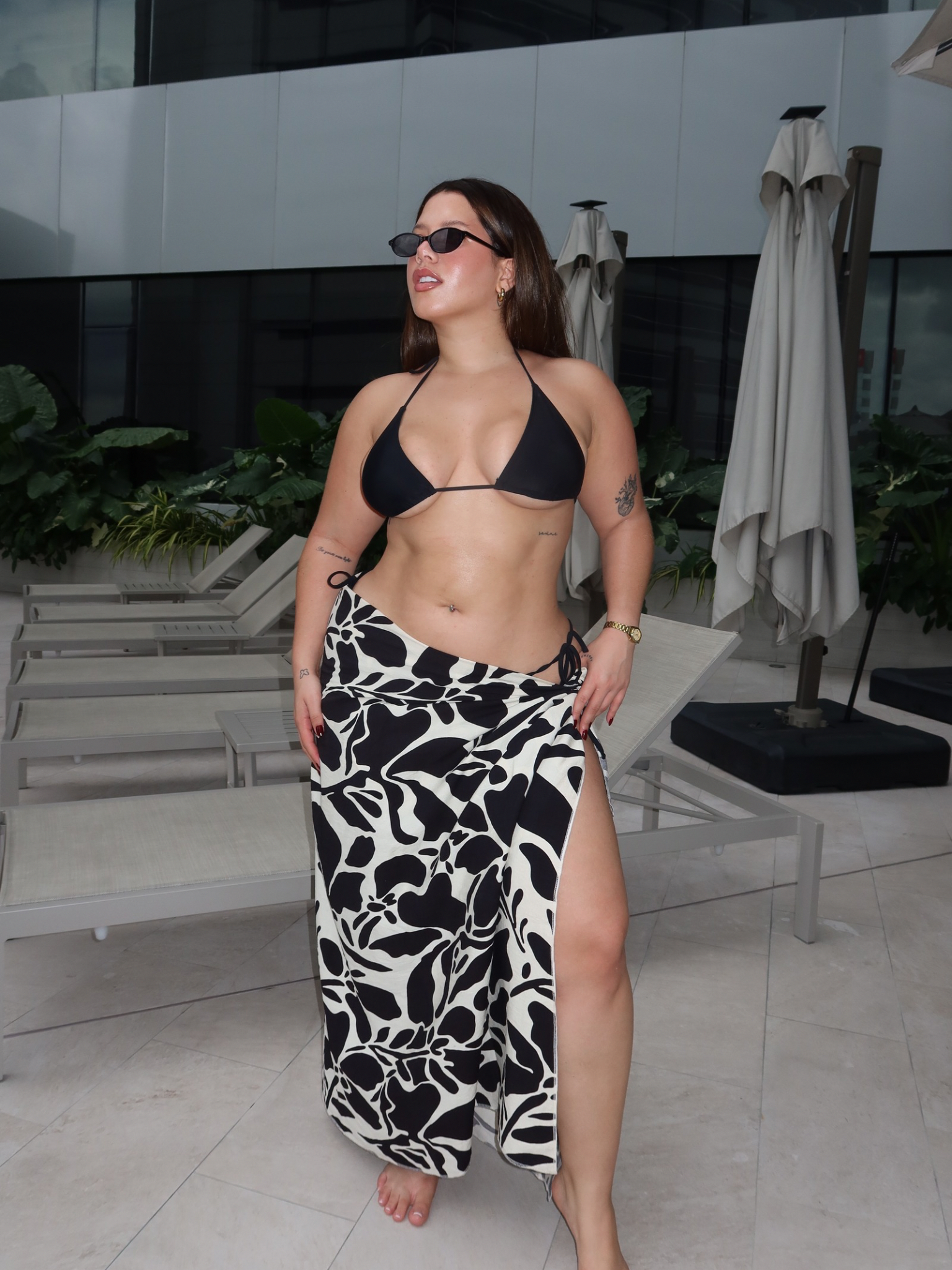 Black & White Sarong