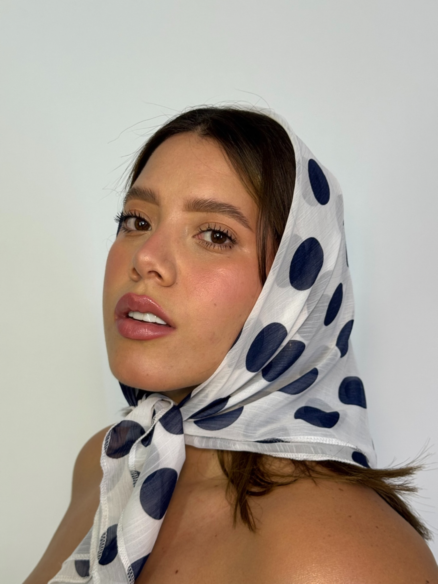 Polka scarf
